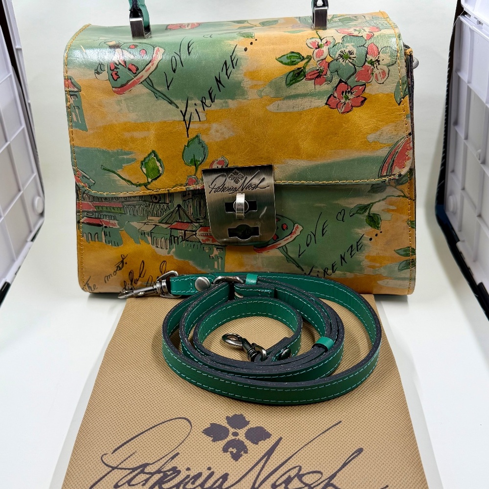 Patricia Nash Chauny Frame Satchel